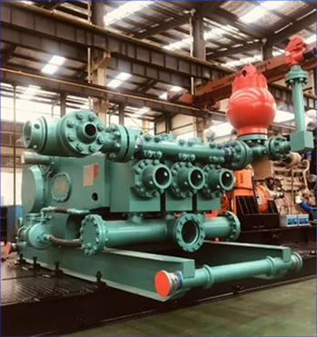 Oil worker operating slickline equipment